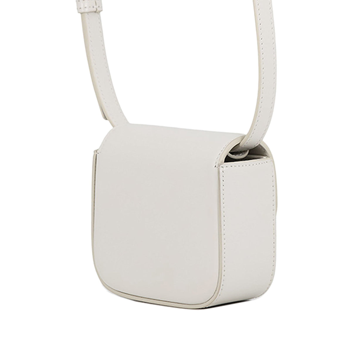Celine Mini Calfskin Claude Crossbody — White