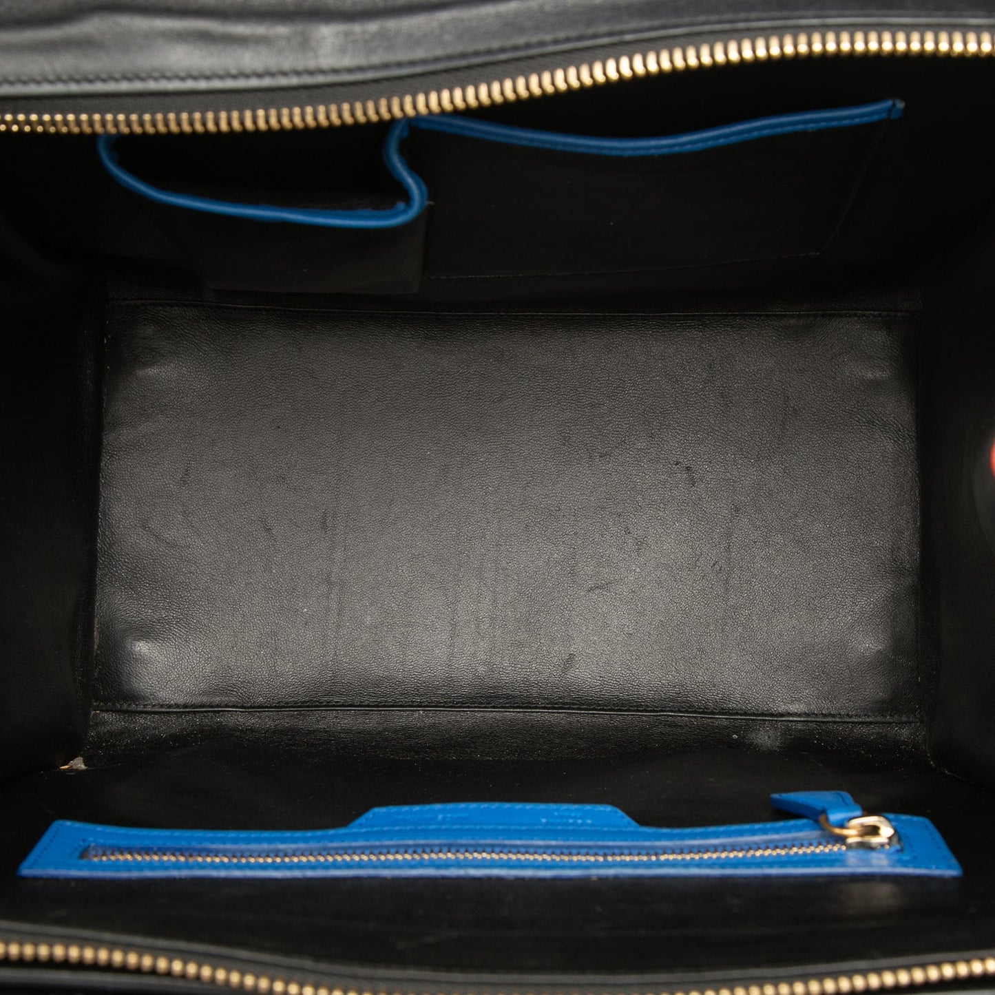Celine Mini Multicolor Calfskin Luggage Tote