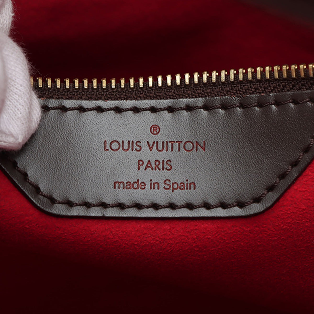 Louis Vuitton Damier Ebene Hampstead MM — Brown