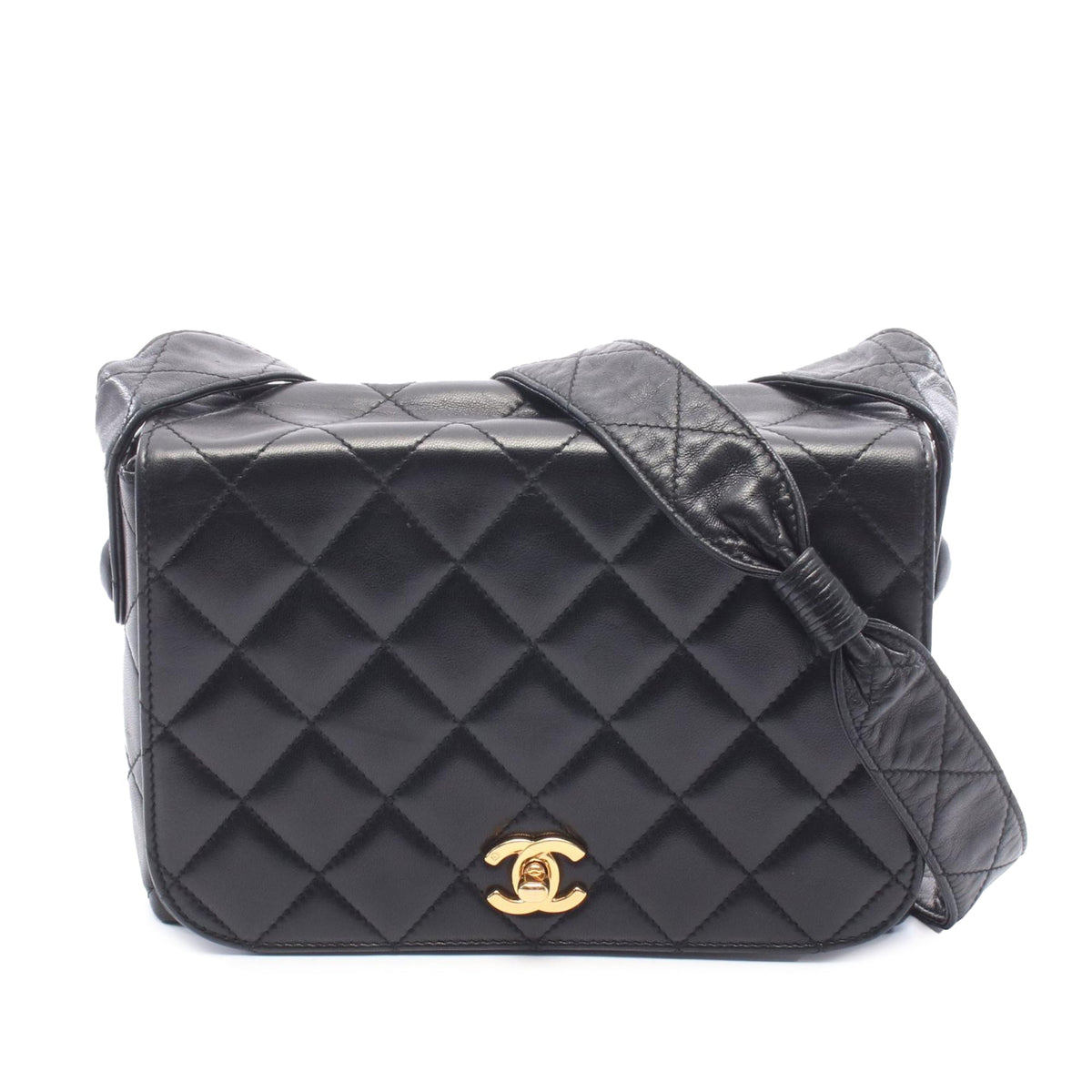 Chanel CC Quilted Lambskin Single Flap