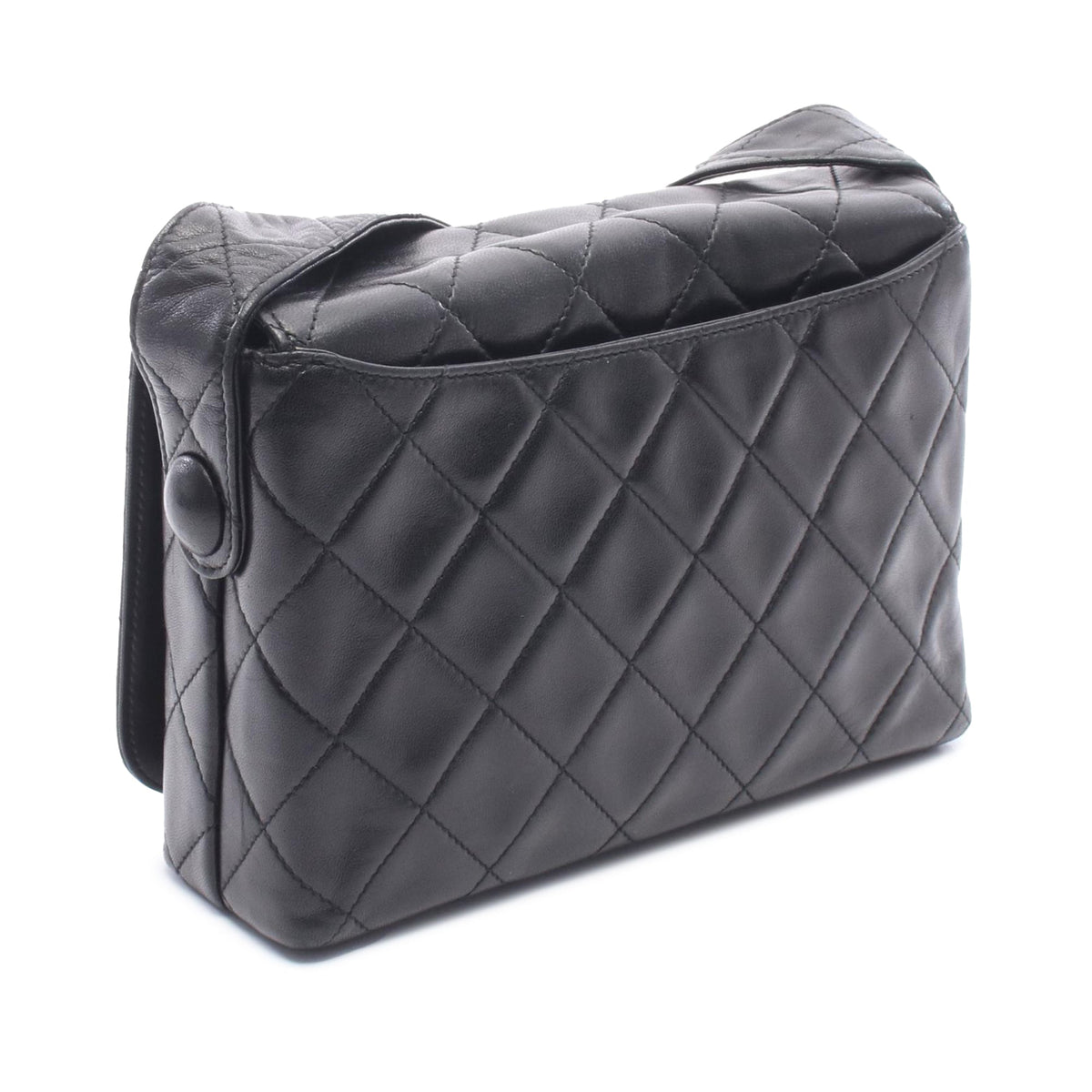 Chanel CC Quilted Lambskin Single Flap