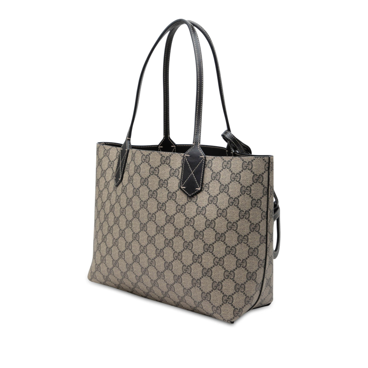 Gucci Small GG Supreme Reversible Tote — Beige
