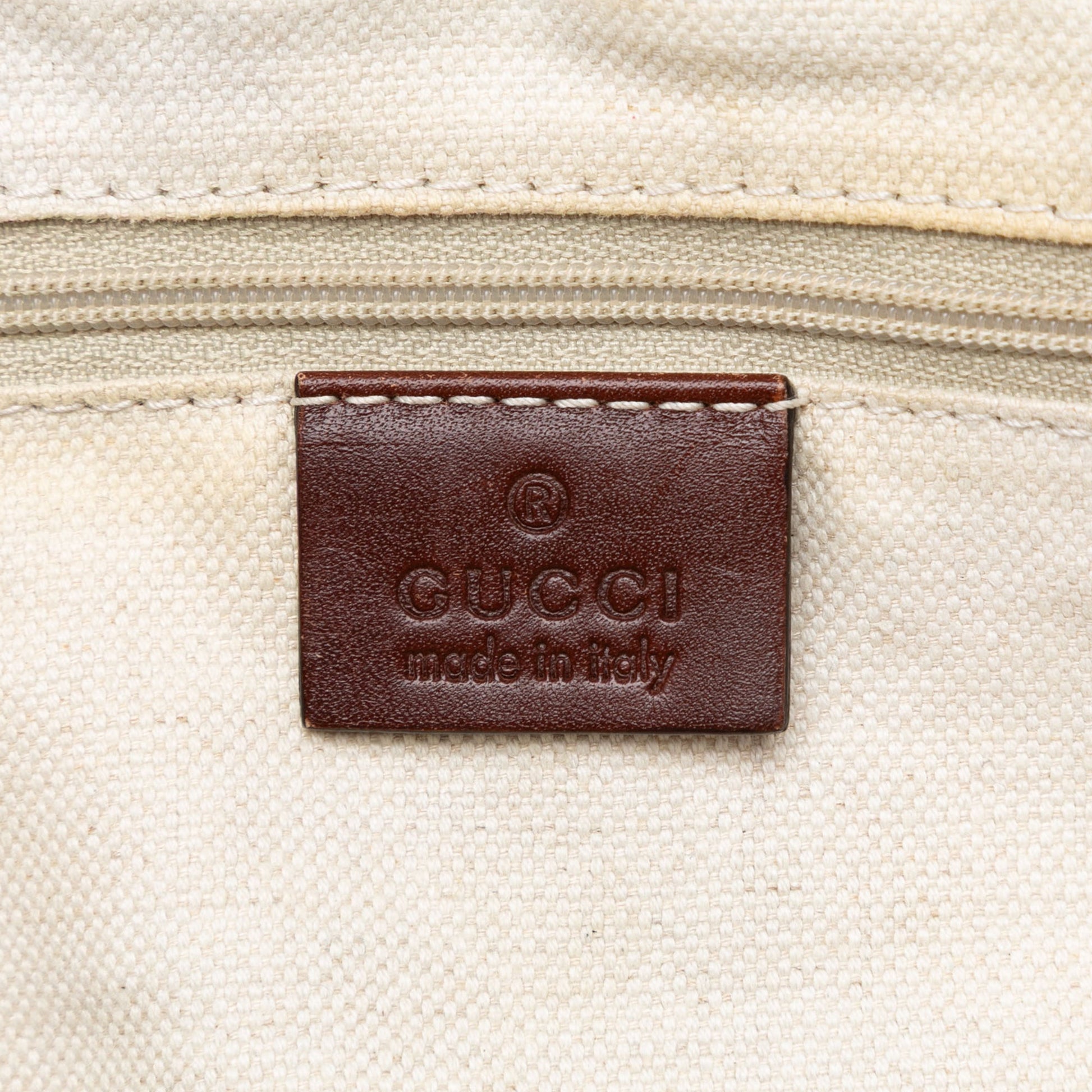 Gucci Diamante Canvas Sukey Satchel