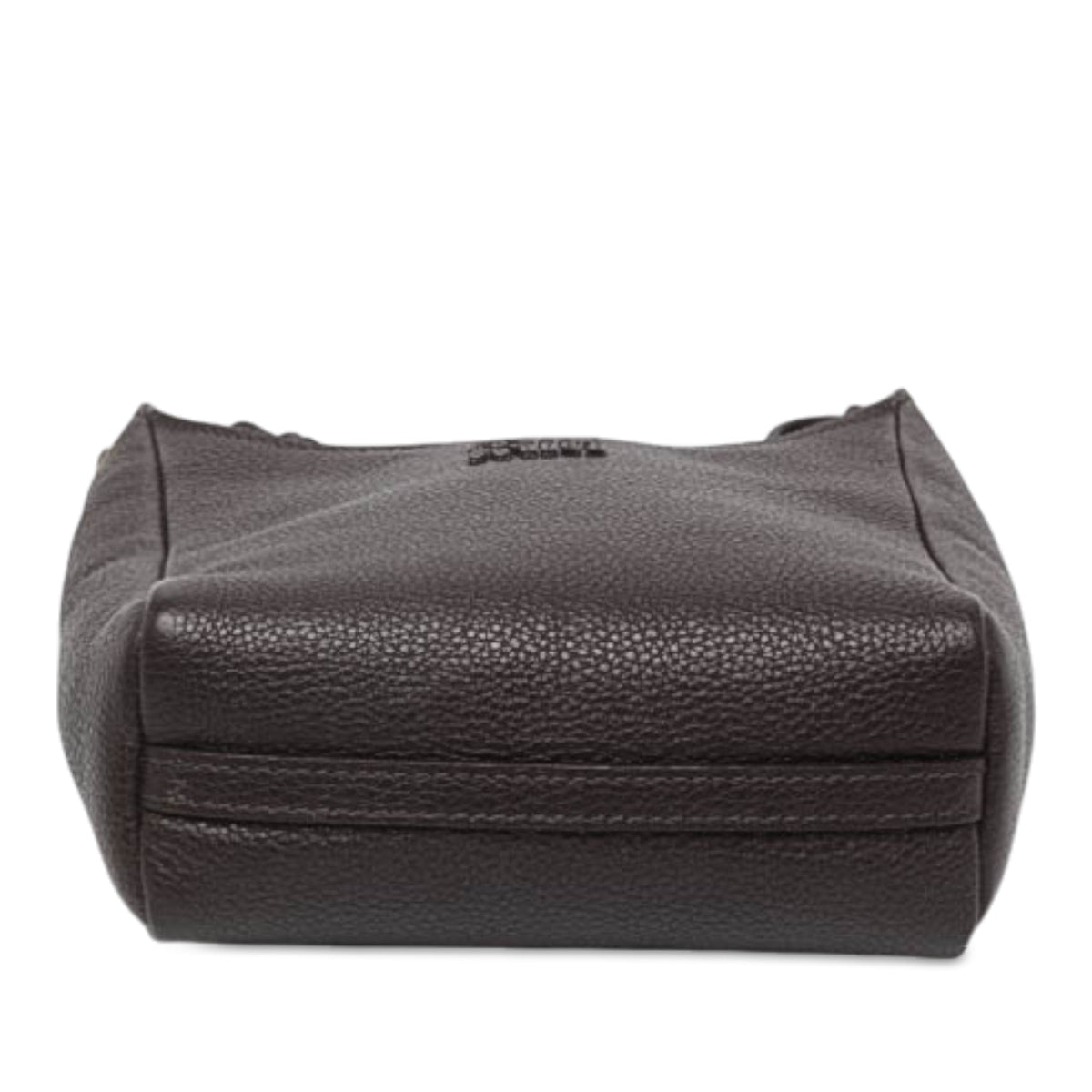Miu Miu Textured Leather Crossbody — Brown
