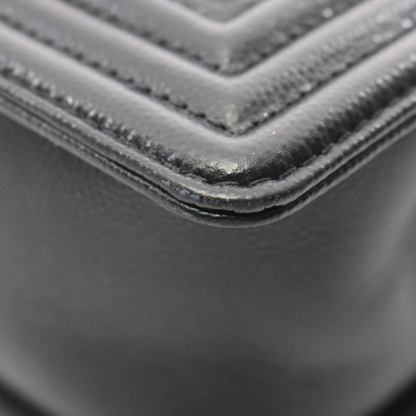 Chanel Old Medium Chevron Caviar Boy Flap