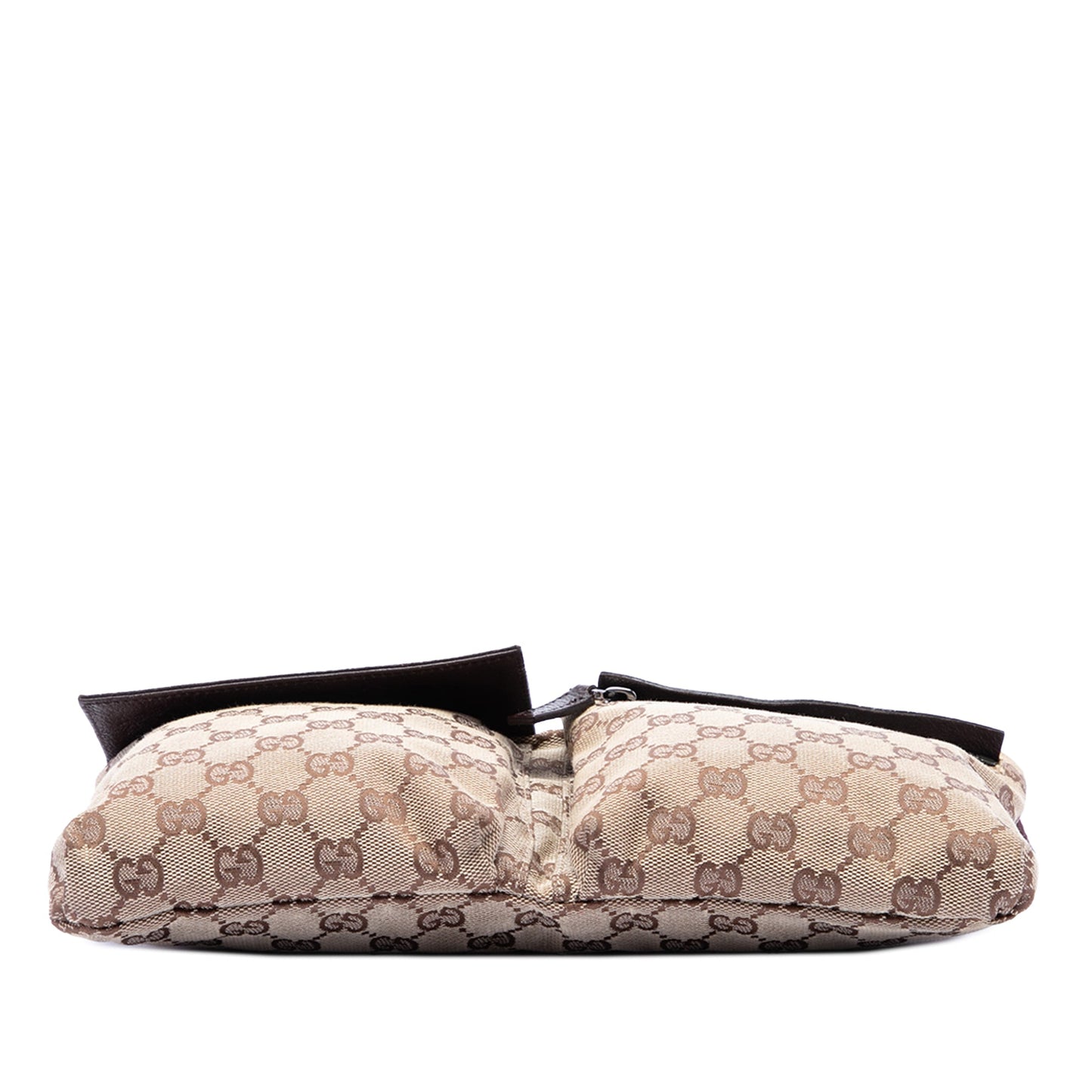 Gucci GG Canvas Double Pocket Belt Bag