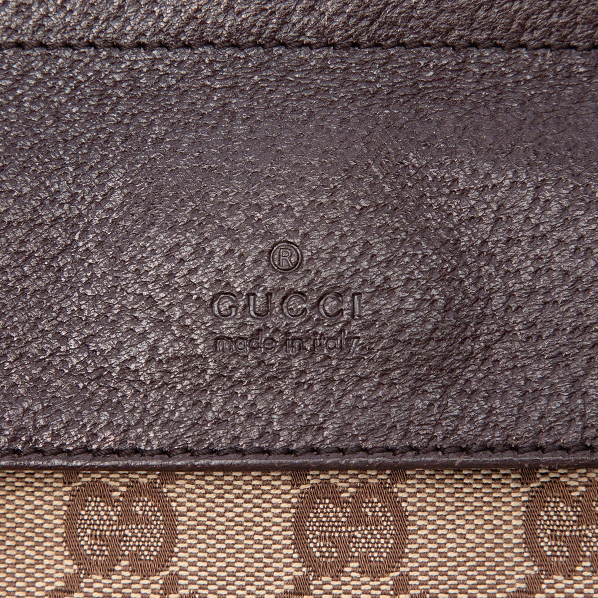 Gucci GG Canvas Double Pocket Belt Bag