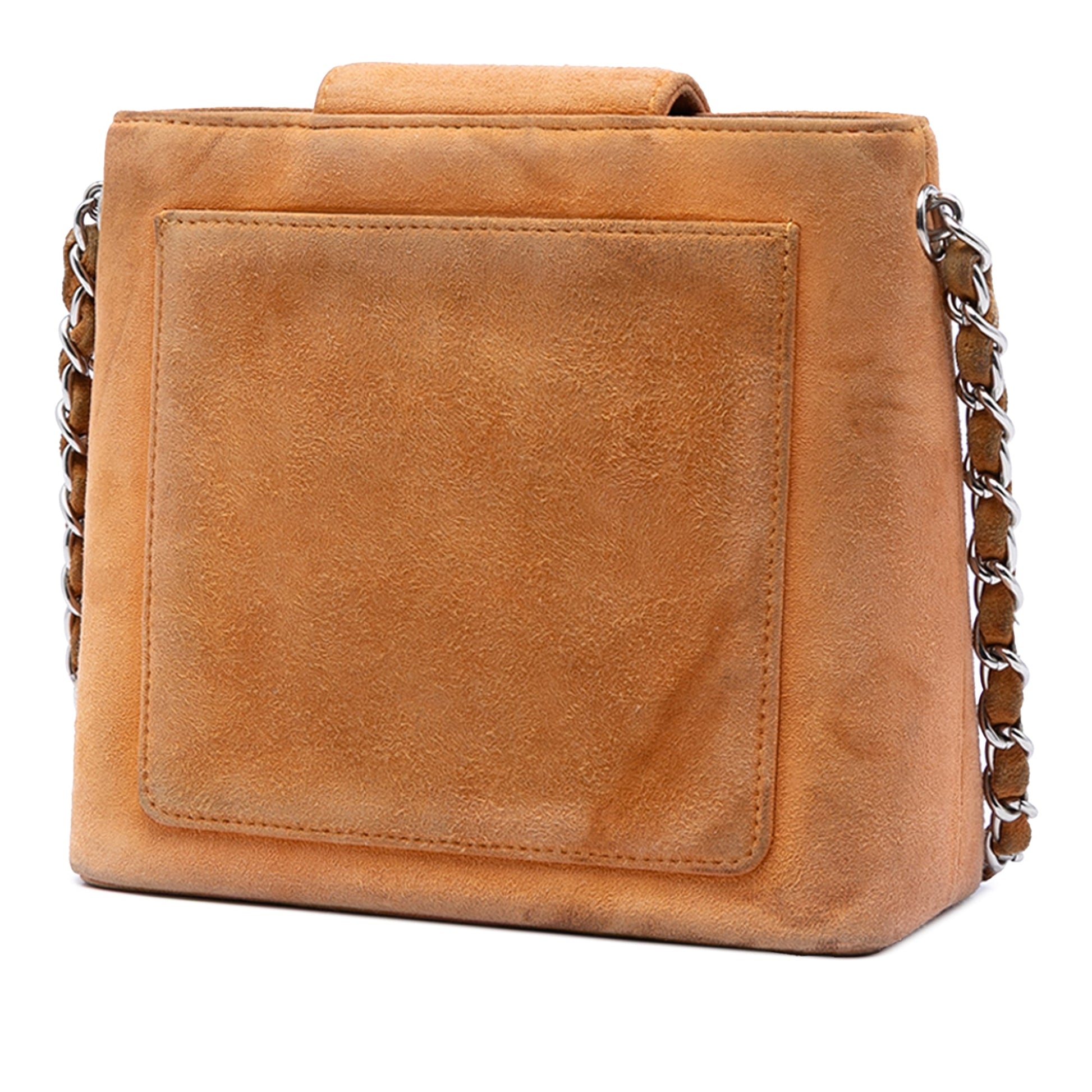 Chanel CC Suede Crossbody