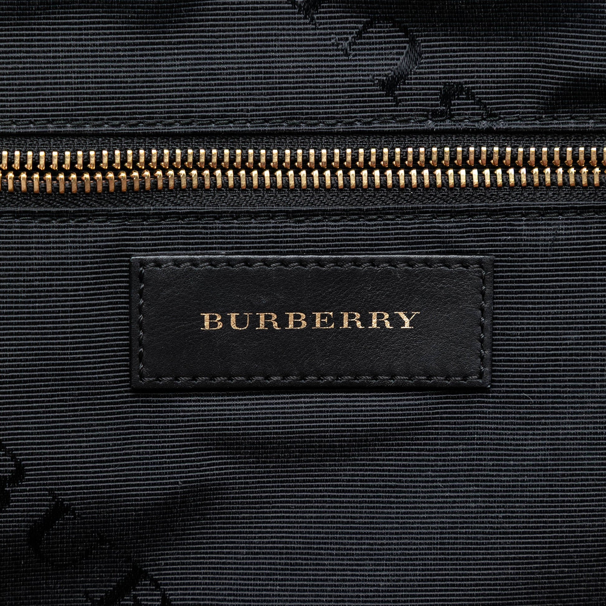 Burberry Small Heritage Grain Check Embossed Orchard Bowling Bag