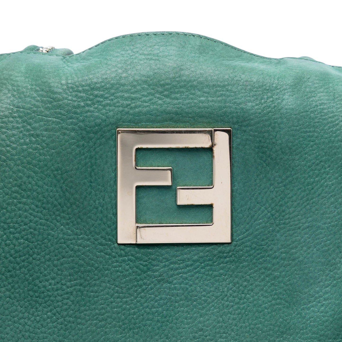 Fendi Medium FF Nubuck Chains Tote