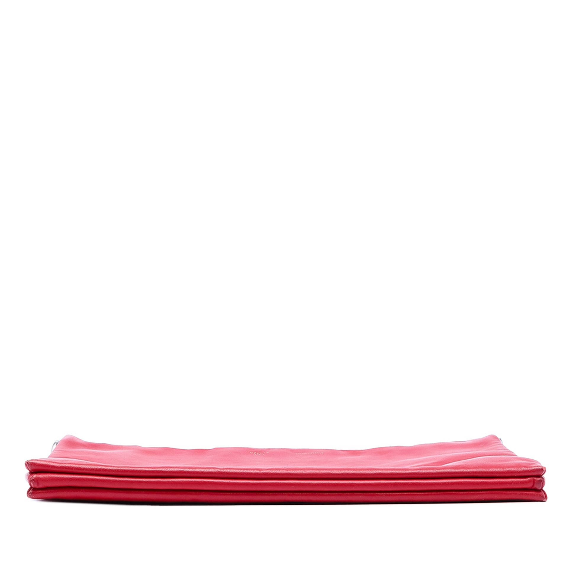 Celine Lambskin Soft Trio Shoulder Bag