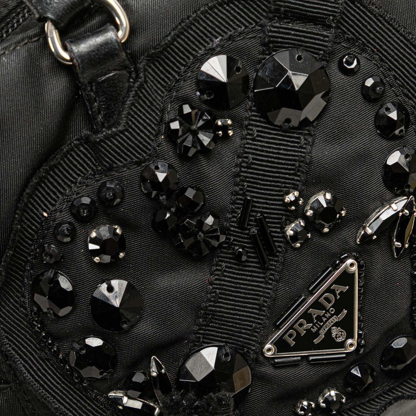 Prada Tessuto Evening Heart Handbag