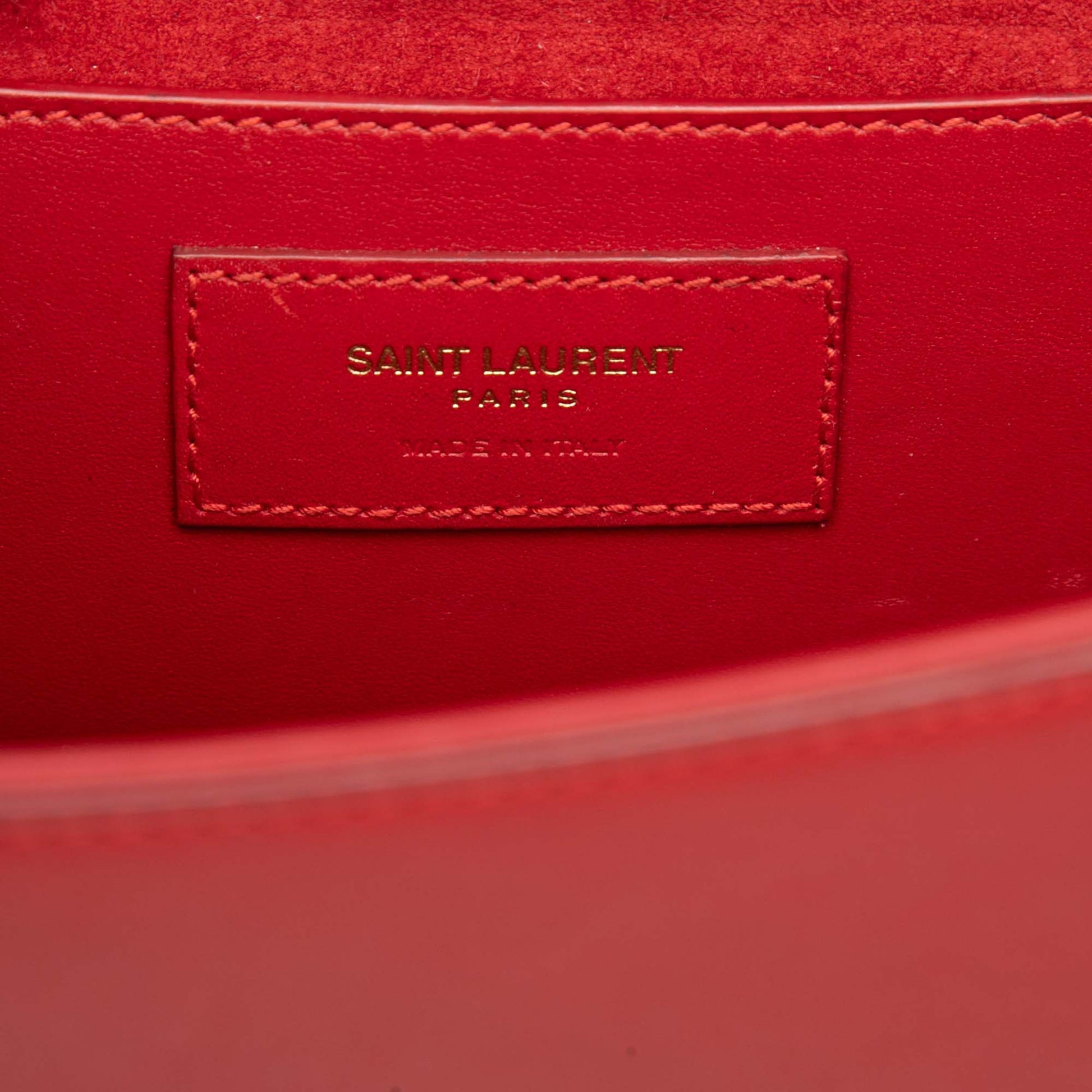 Saint Laurent Medium Smooth Calfskin Classic Monogram Kate Tassel Crossbody