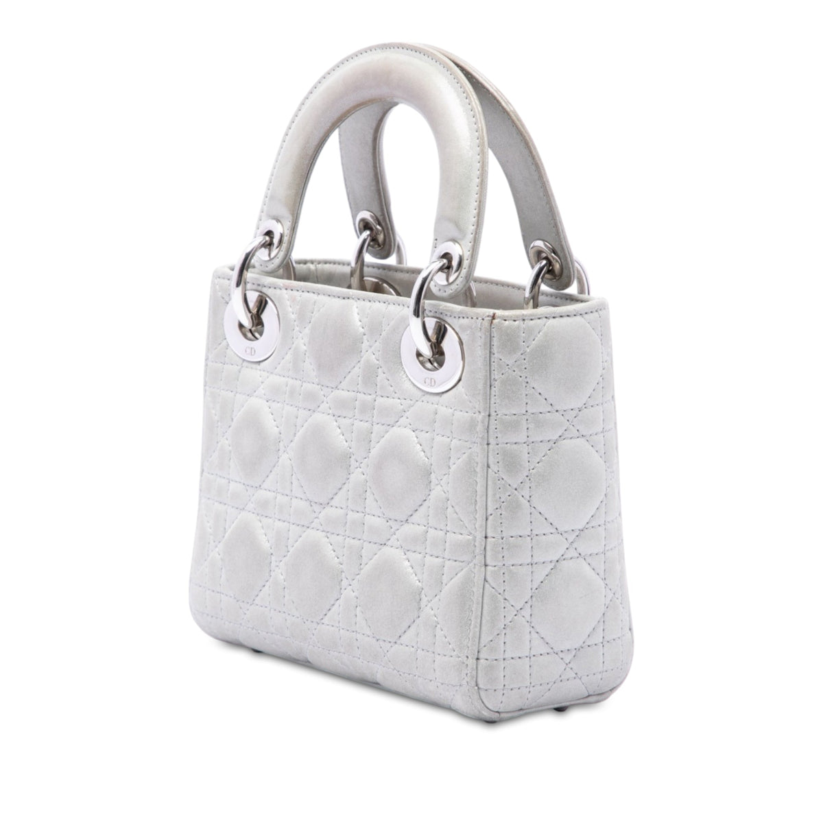 Dior Mini Iridescent Lambskin Cannage Lady Dior