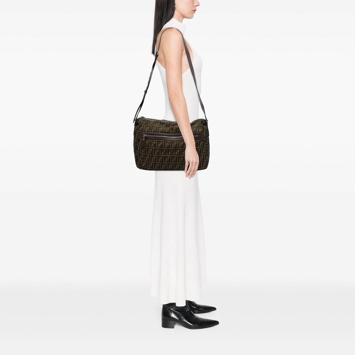 Fendi Zucca Canvas Crossbody