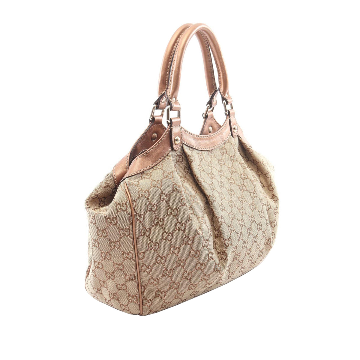 Gucci Medium GG Canvas Sukey Tote