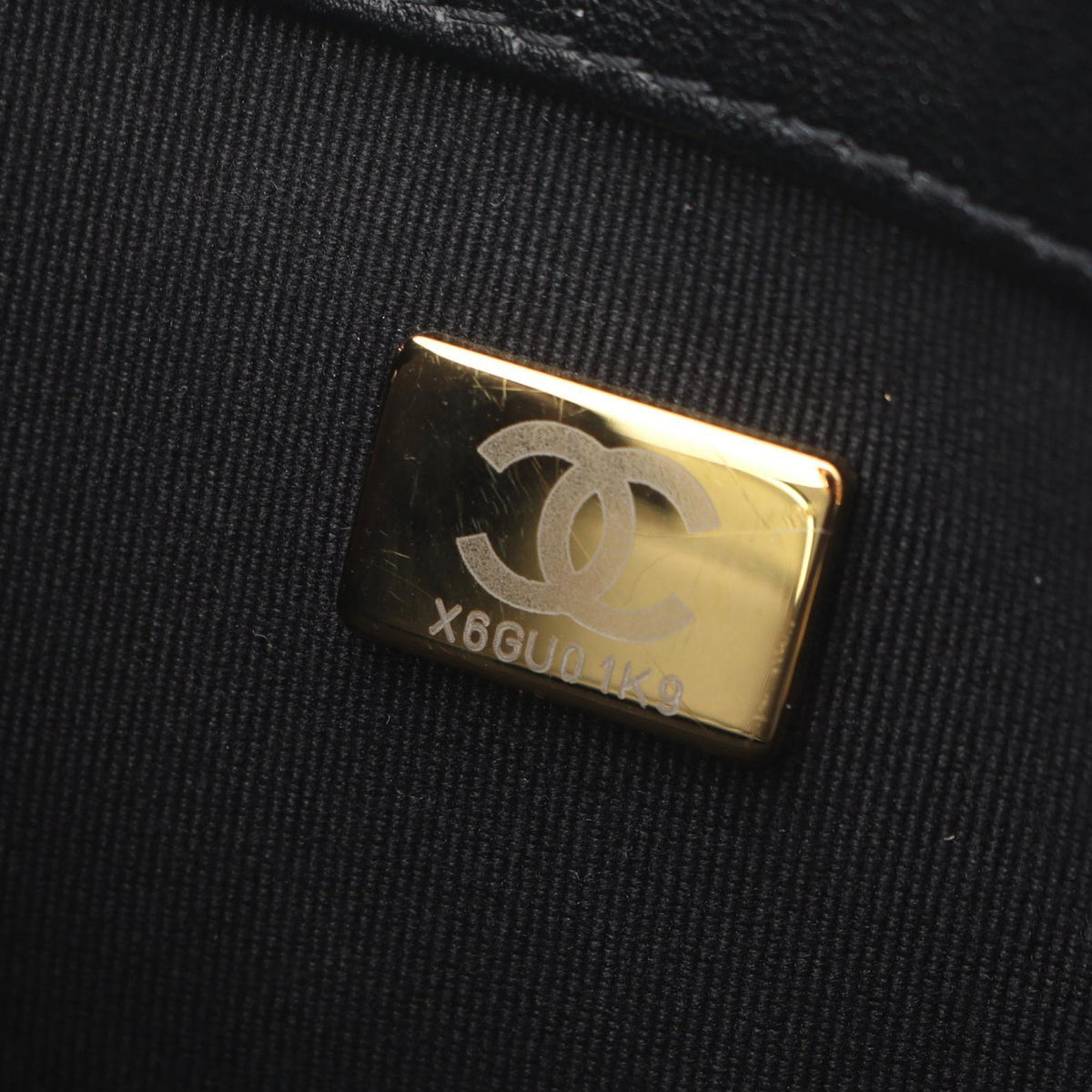 Chanel Small Quilted Lambskin Giant CC Chain Shoulder Bag