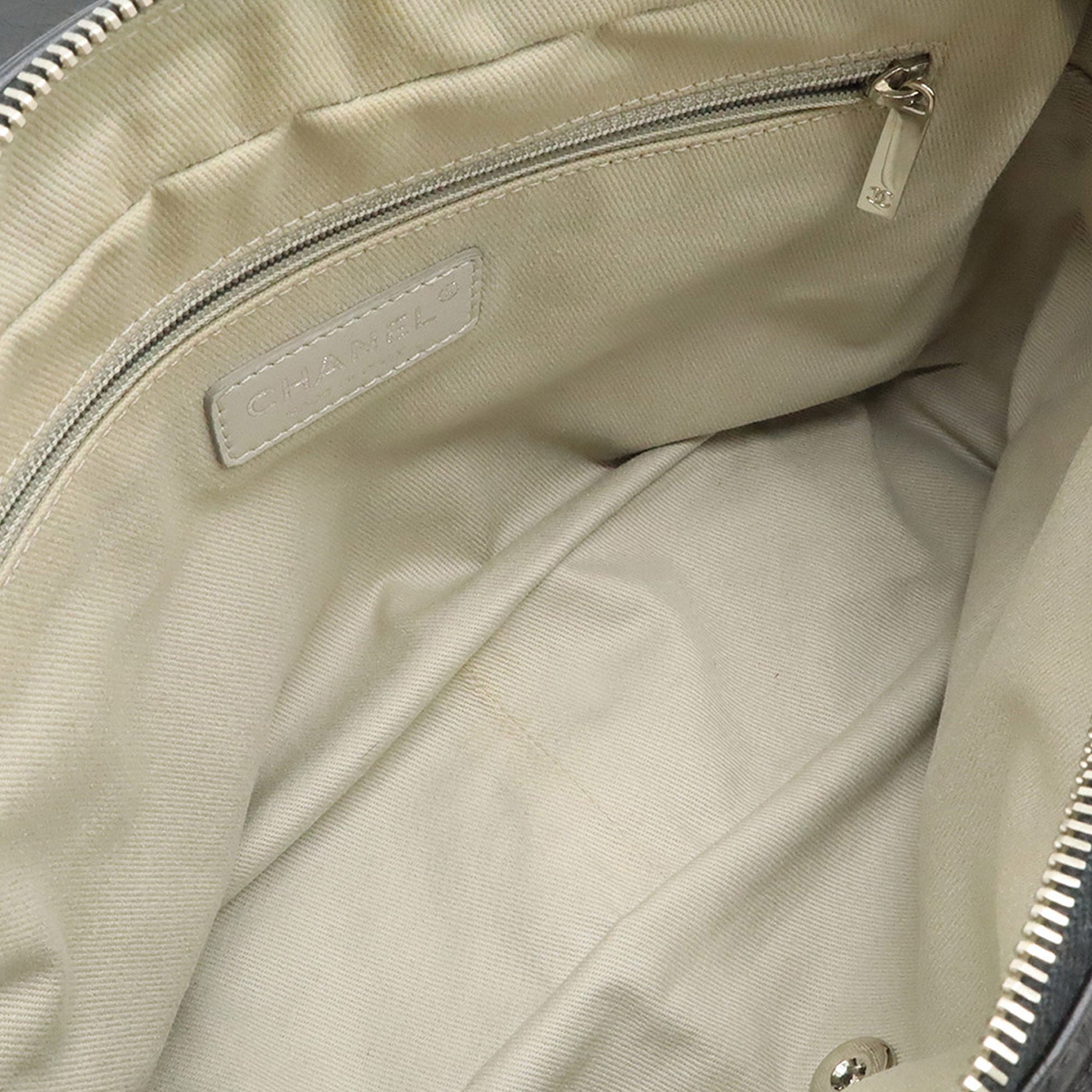 Chanel Quilted Aged Calfskin Easy Zip Flap