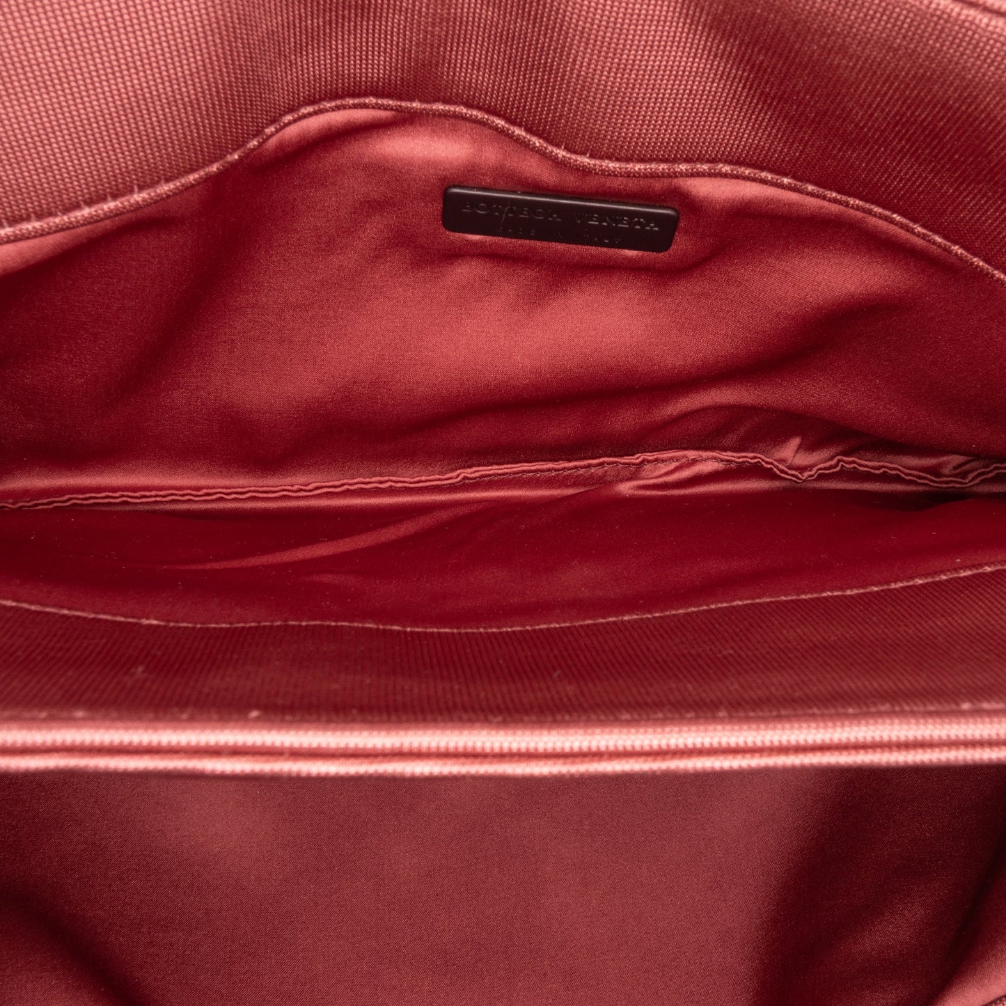 Bottega Veneta Canvas Intrecciato Buckle Flap Handbag