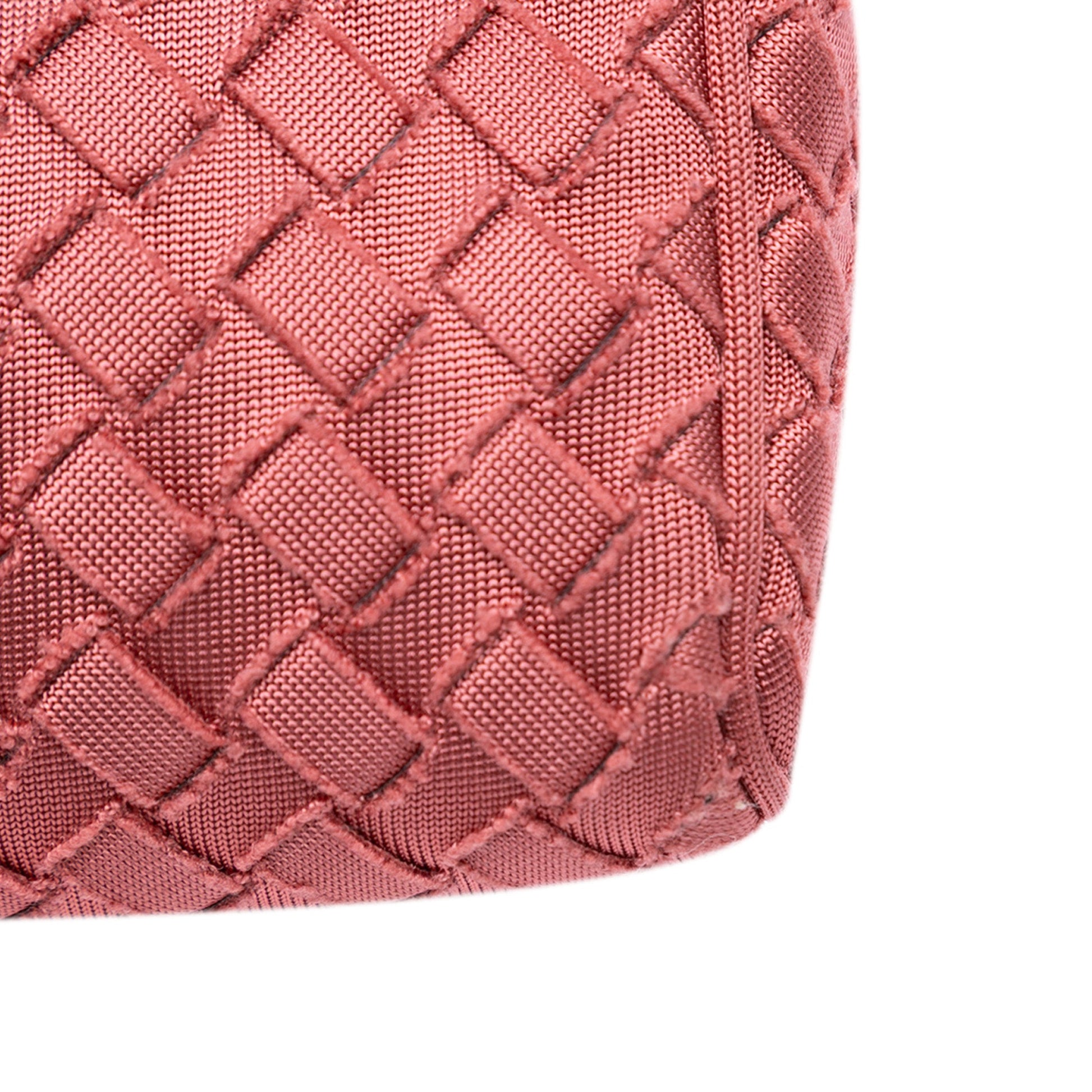 Bottega Veneta Canvas Intrecciato Buckle Flap Handbag