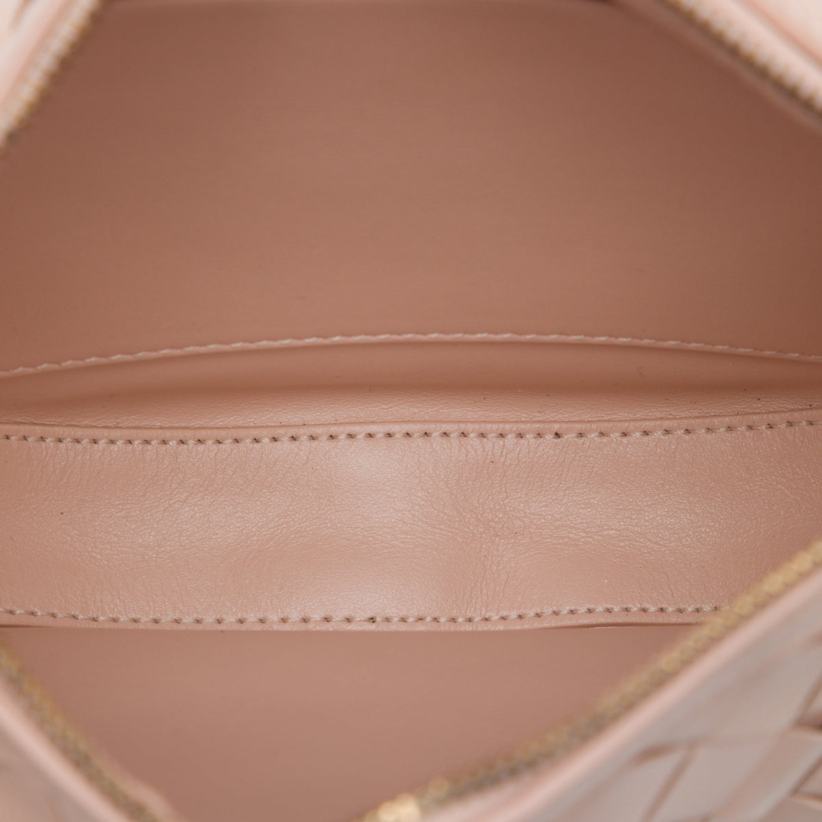 Bottega Veneta Mini Nappa Intrecciato Sunrise Hobo — Pink