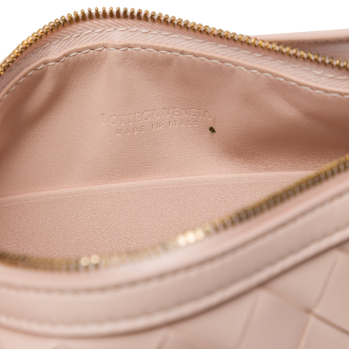 Bottega Veneta Mini Nappa Intrecciato Sunrise Hobo — Pink