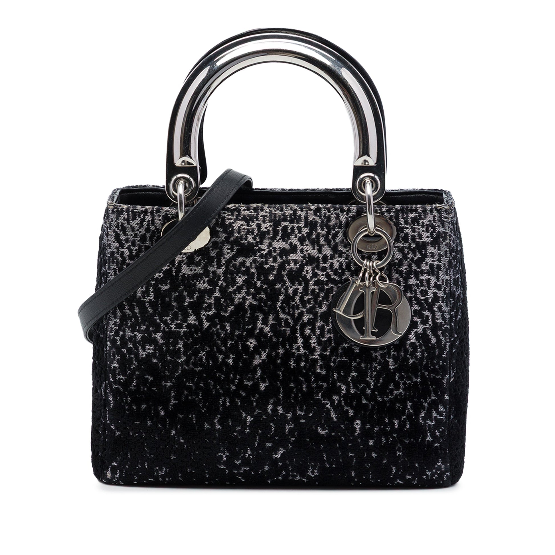 Dior Medium Fabric Lame Lady Dior