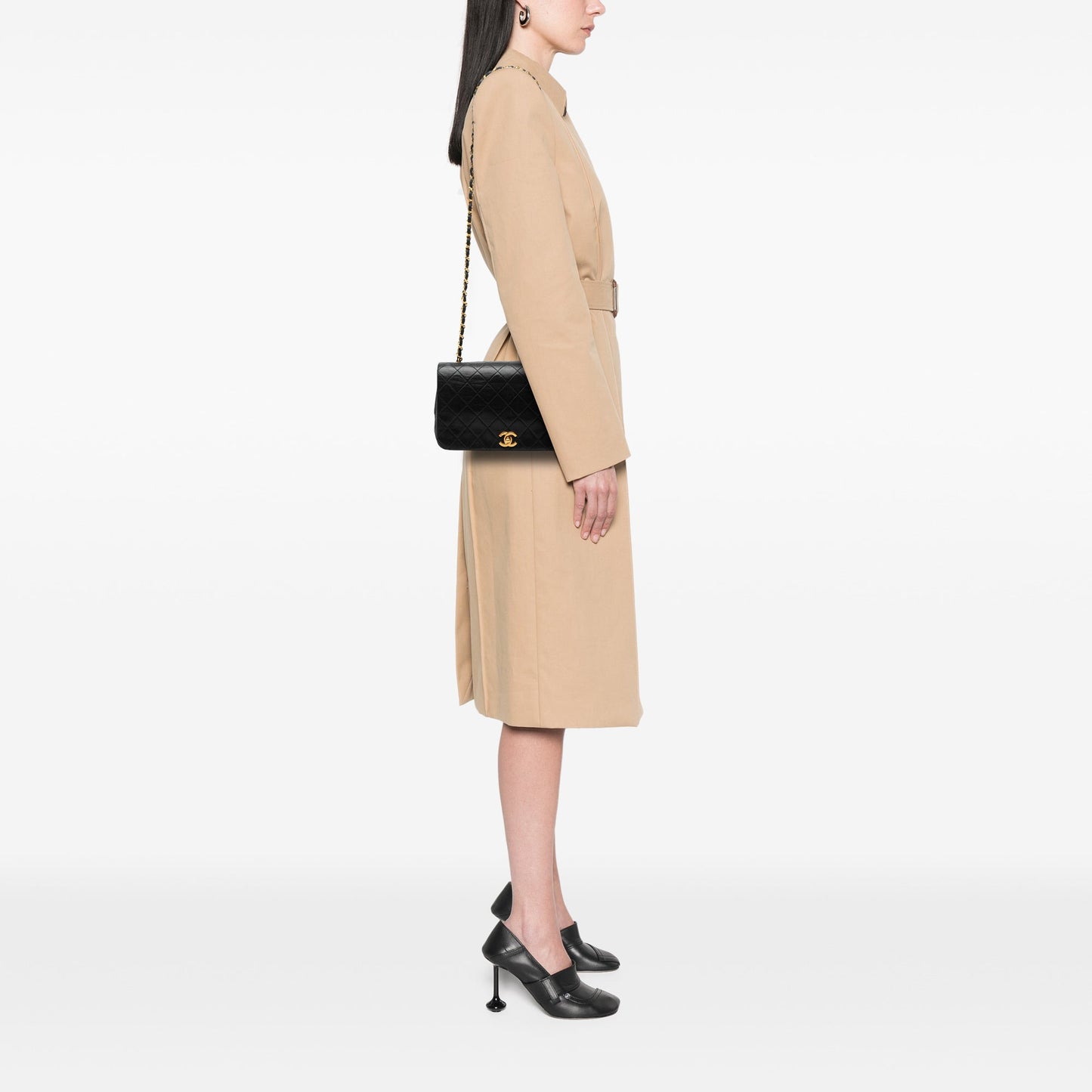Chanel Medium Quilted Lambskin Full Flap