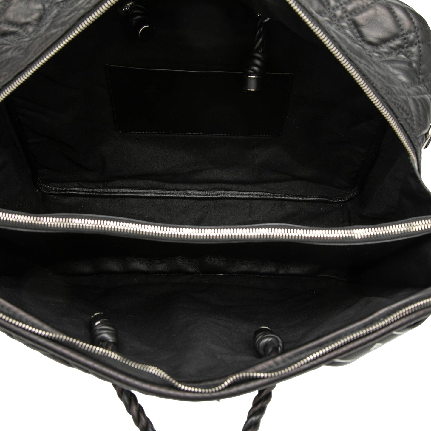 Balenciaga Medium Quilted Lambskin Blanket Square Satchel
