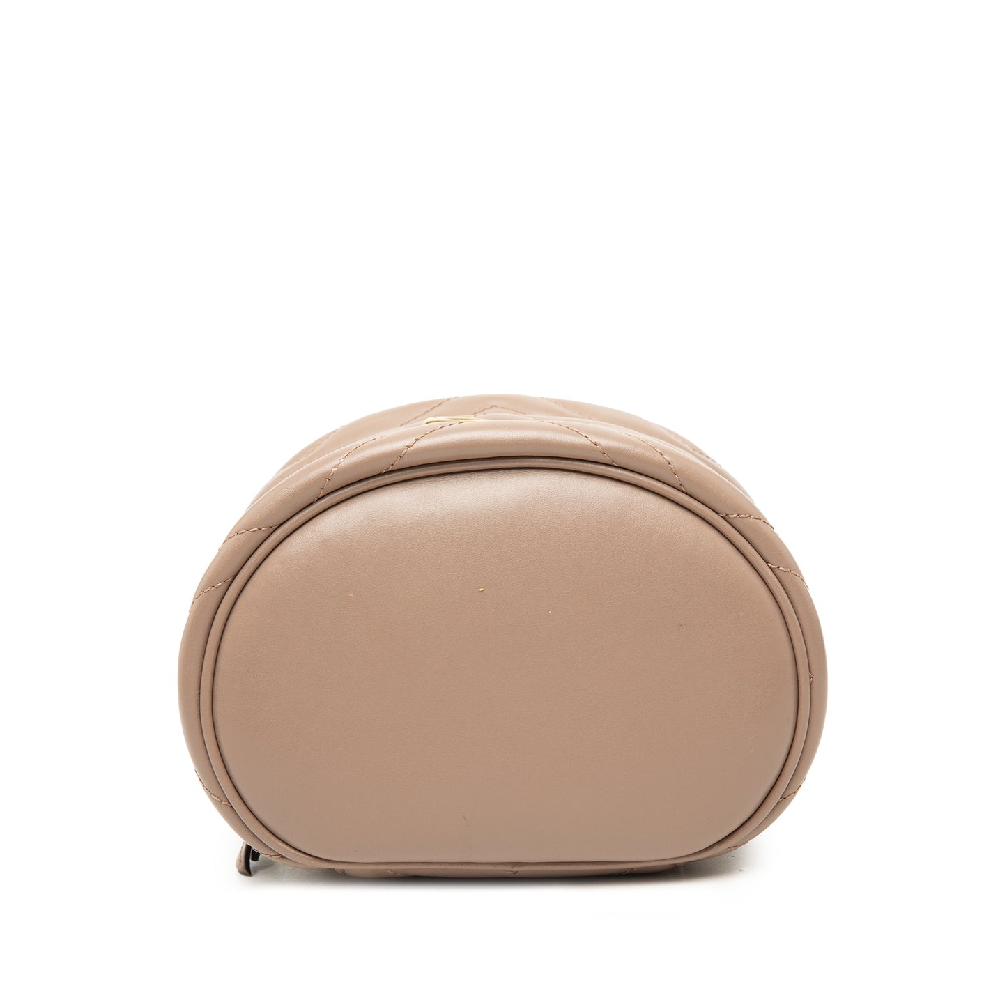 Gucci Mini GG Marmont Round Leather Vanity Bag