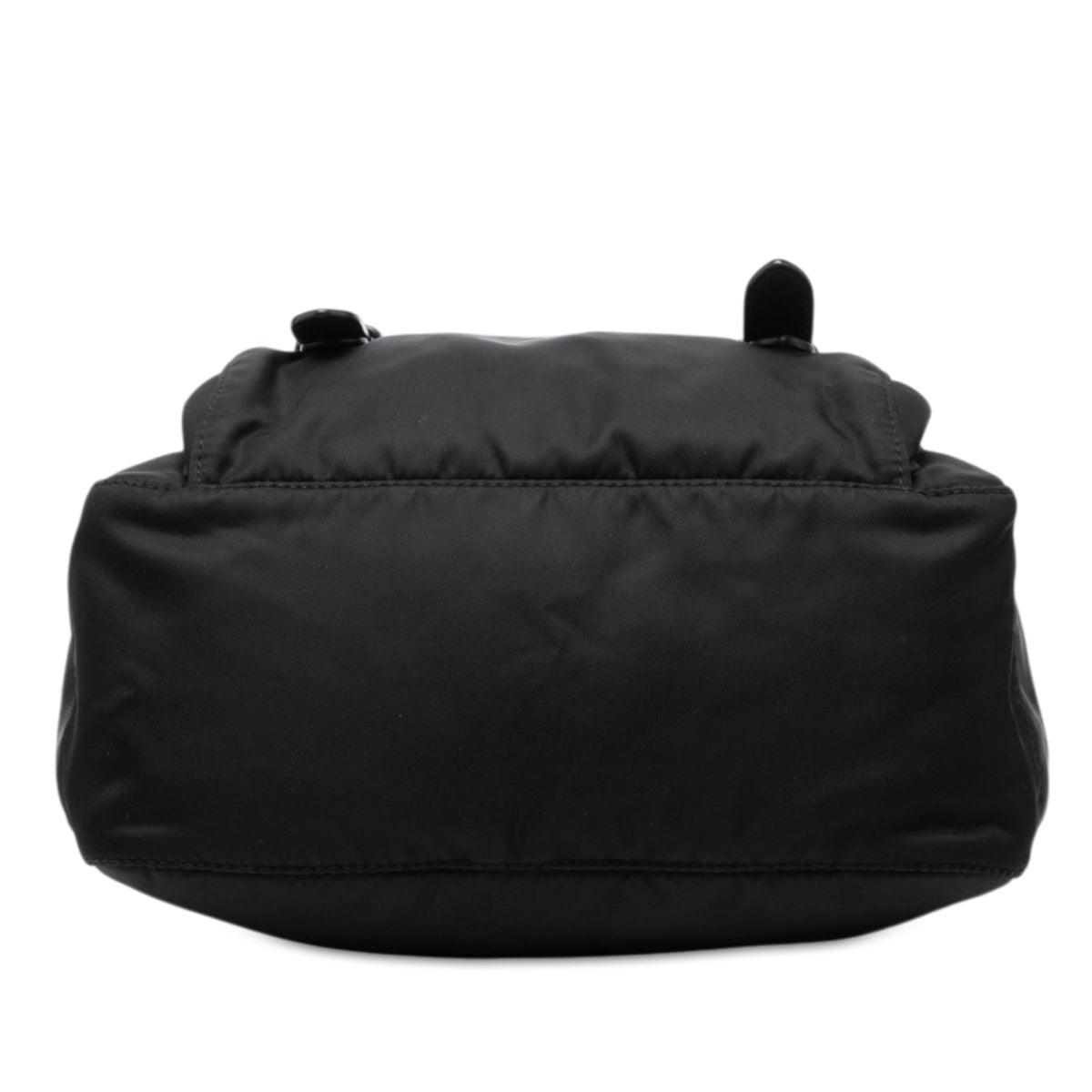 Prada Tessuto Zip Double Buckle Messenger Bag