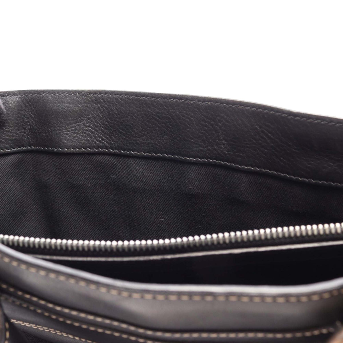 Celine Leather Boogie Handbag — Black