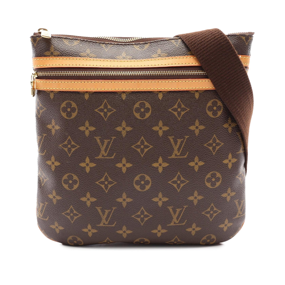 Louis Vuitton Monogram Bosphore Pochette — Brown