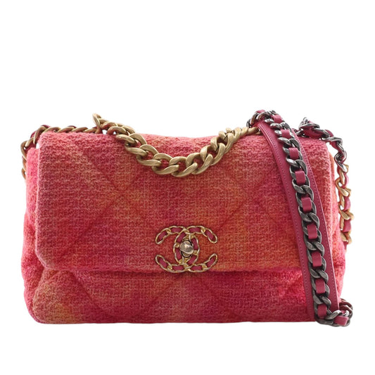 Chanel Medium Tweed Ombre 19 Flap