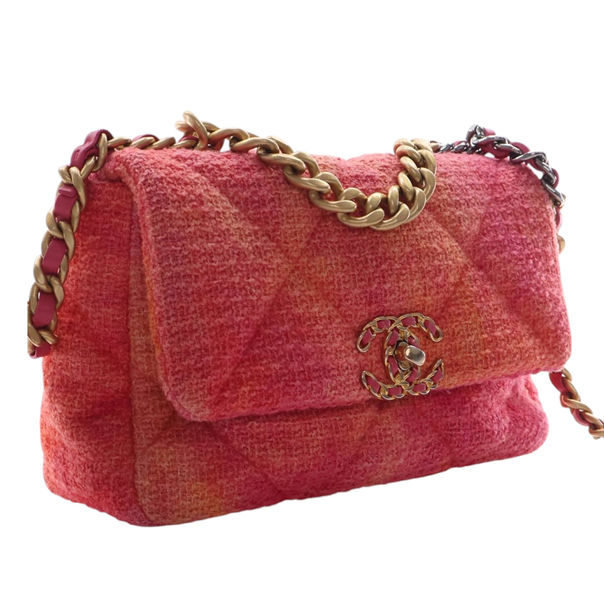 Chanel Medium Tweed Ombre 19 Flap