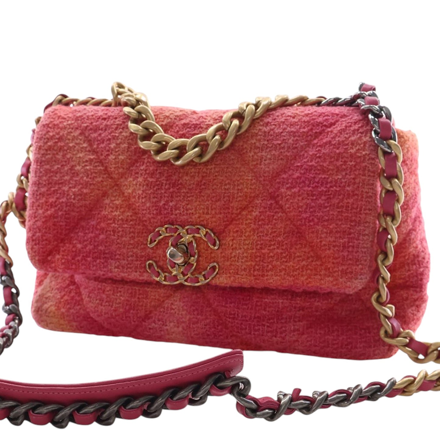 Chanel Medium Tweed Ombre 19 Flap