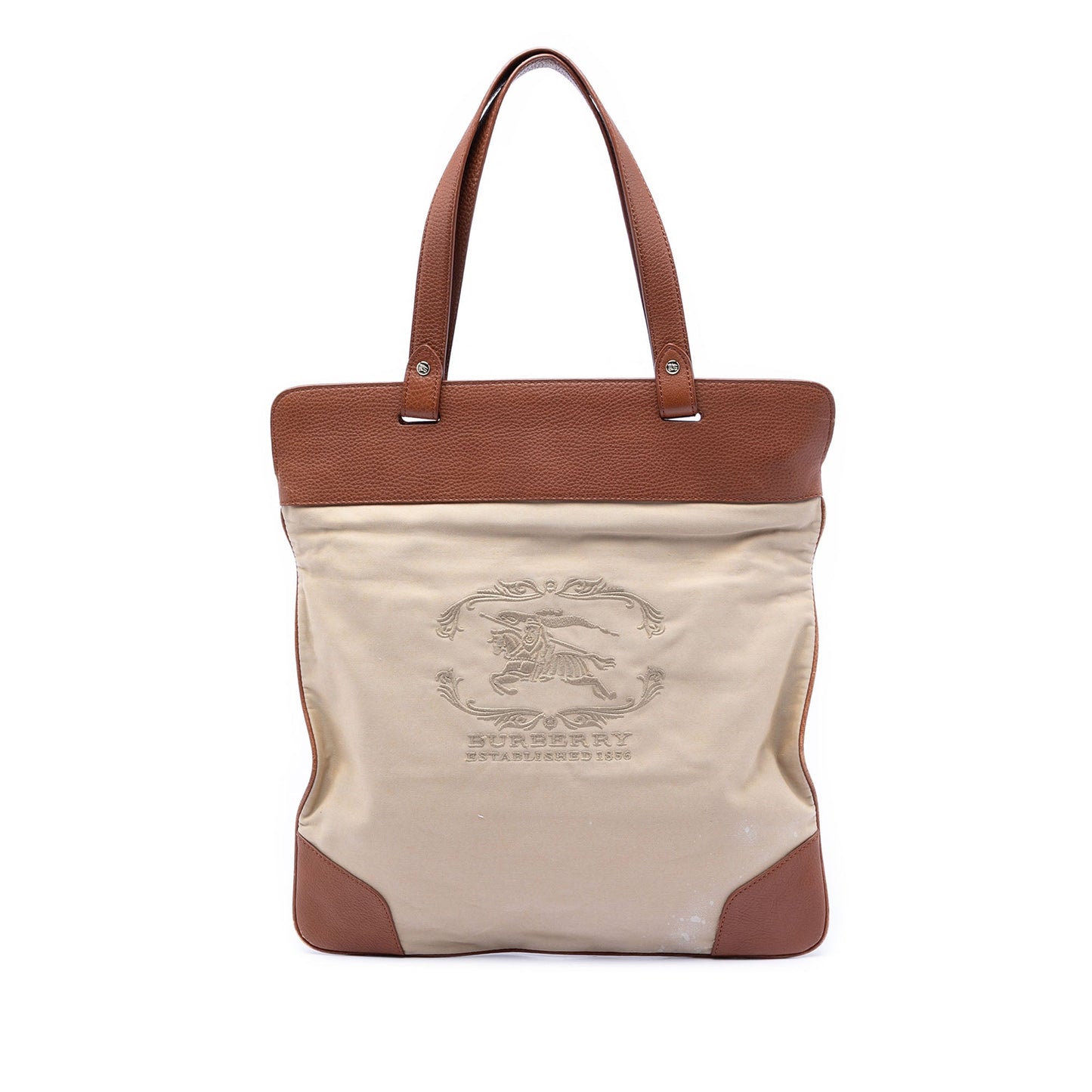 Burberry Canvas Stowell Roll Up Tote