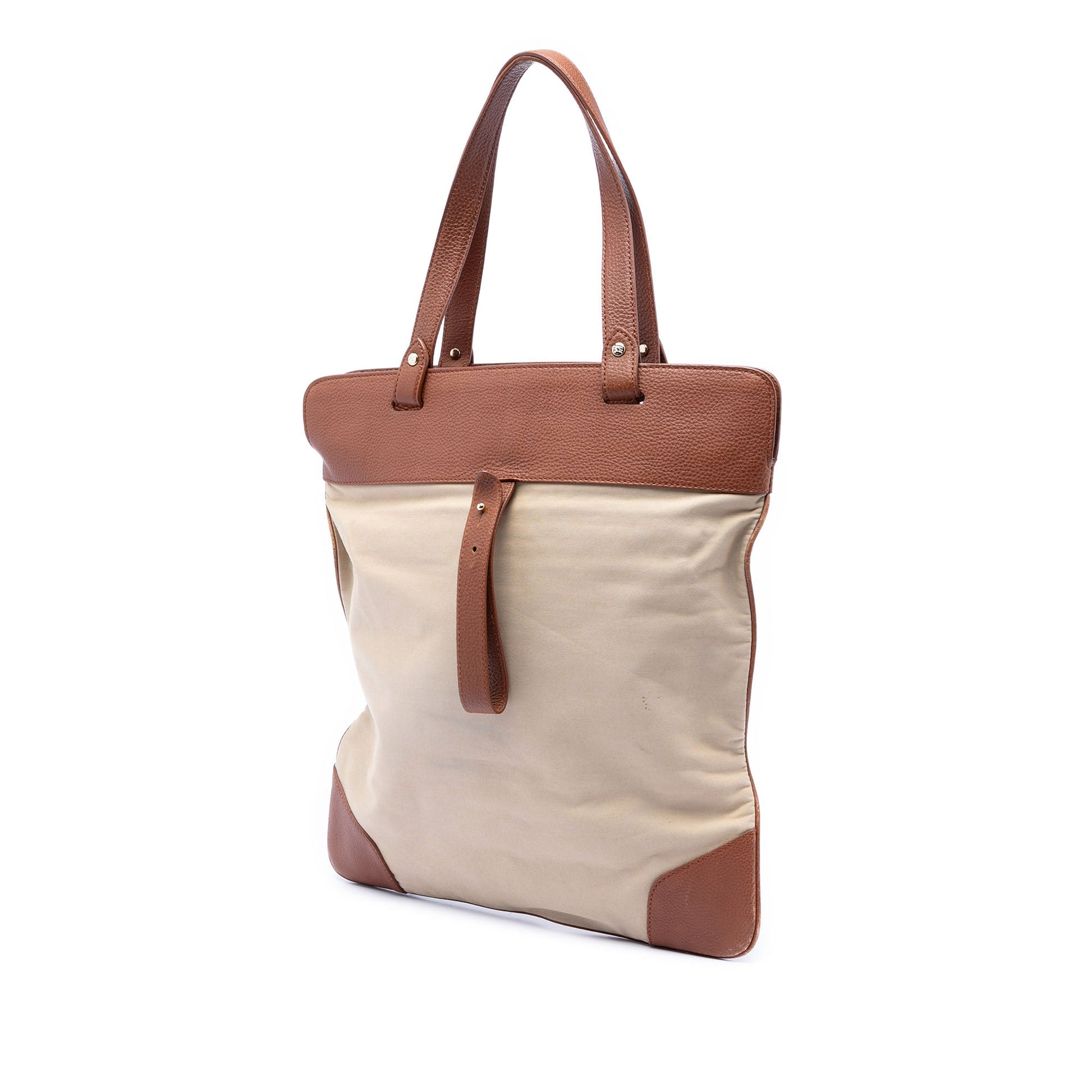 Burberry Canvas Stowell Roll Up Tote