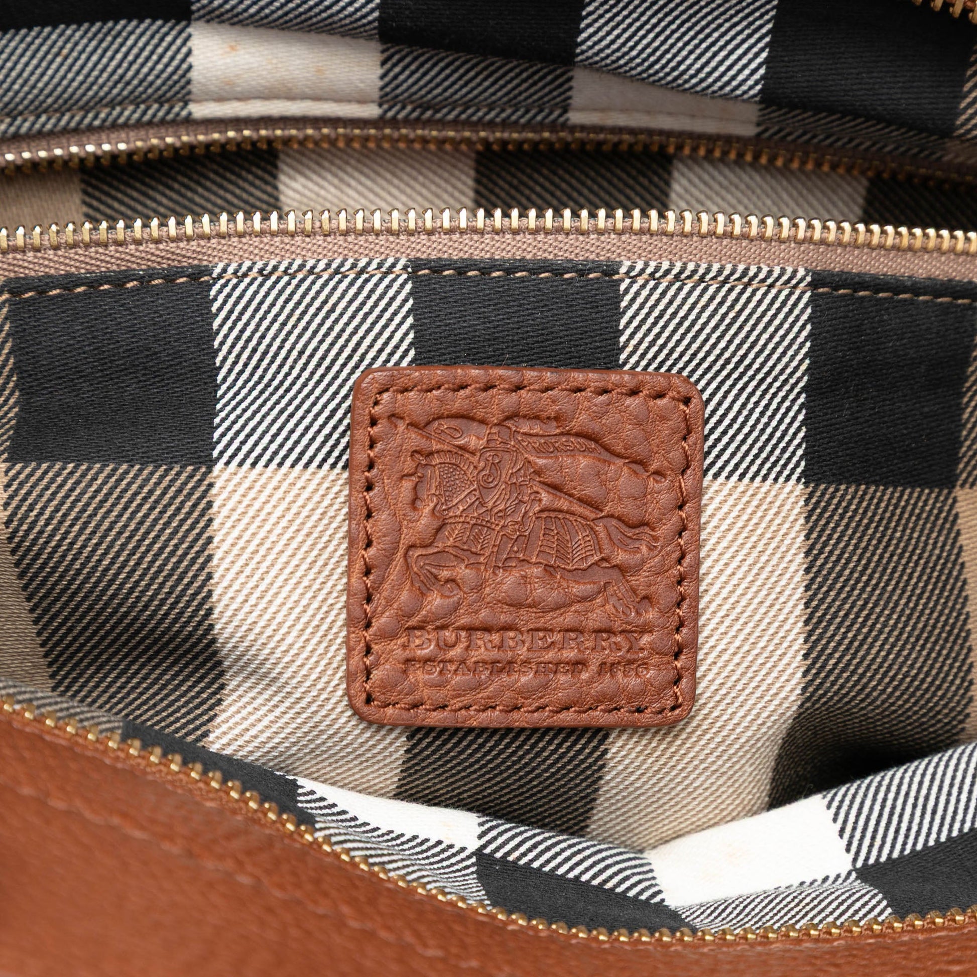 Burberry Canvas Stowell Roll Up Tote