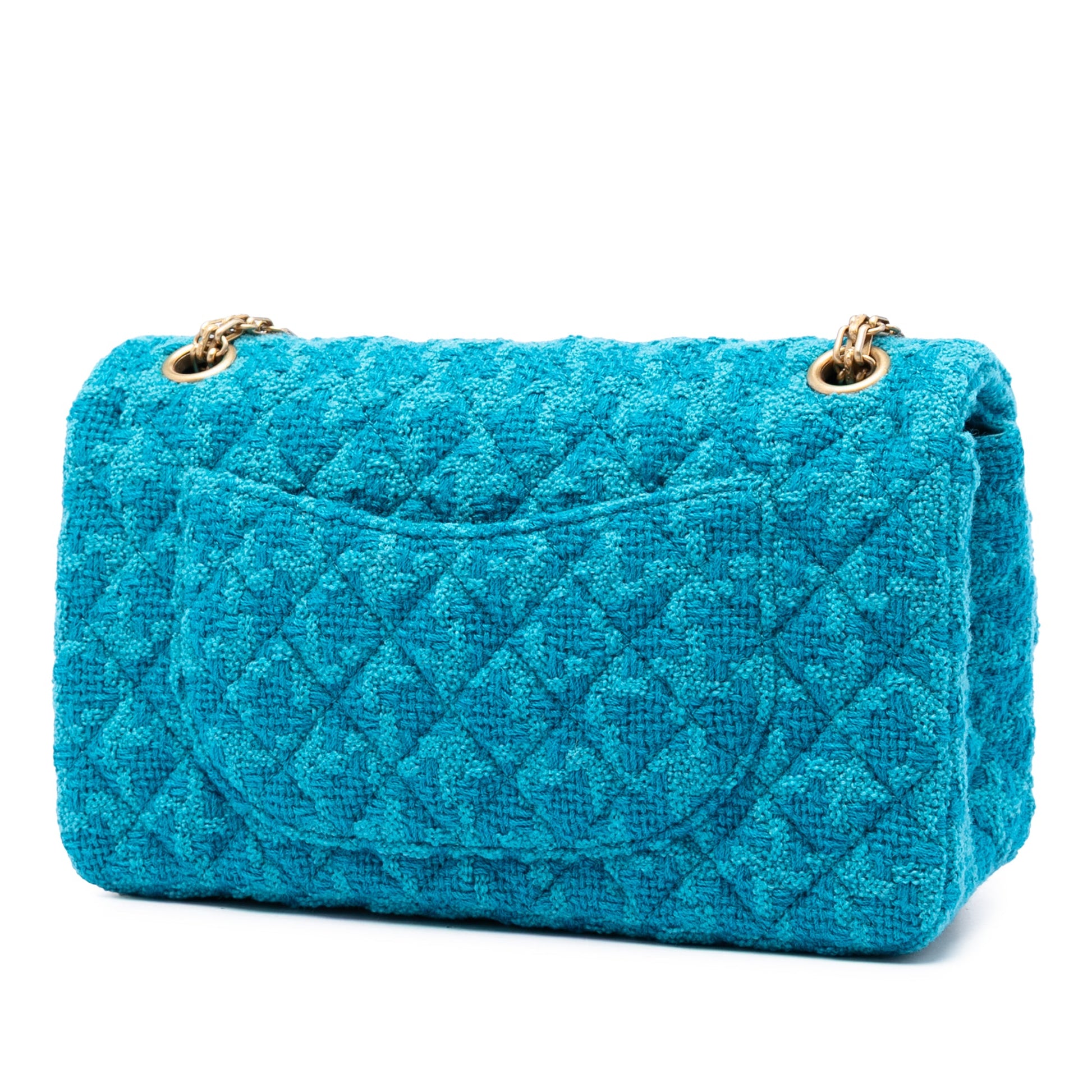 Chanel Quilted Tweed Reissue 2.55 Double Flap 225