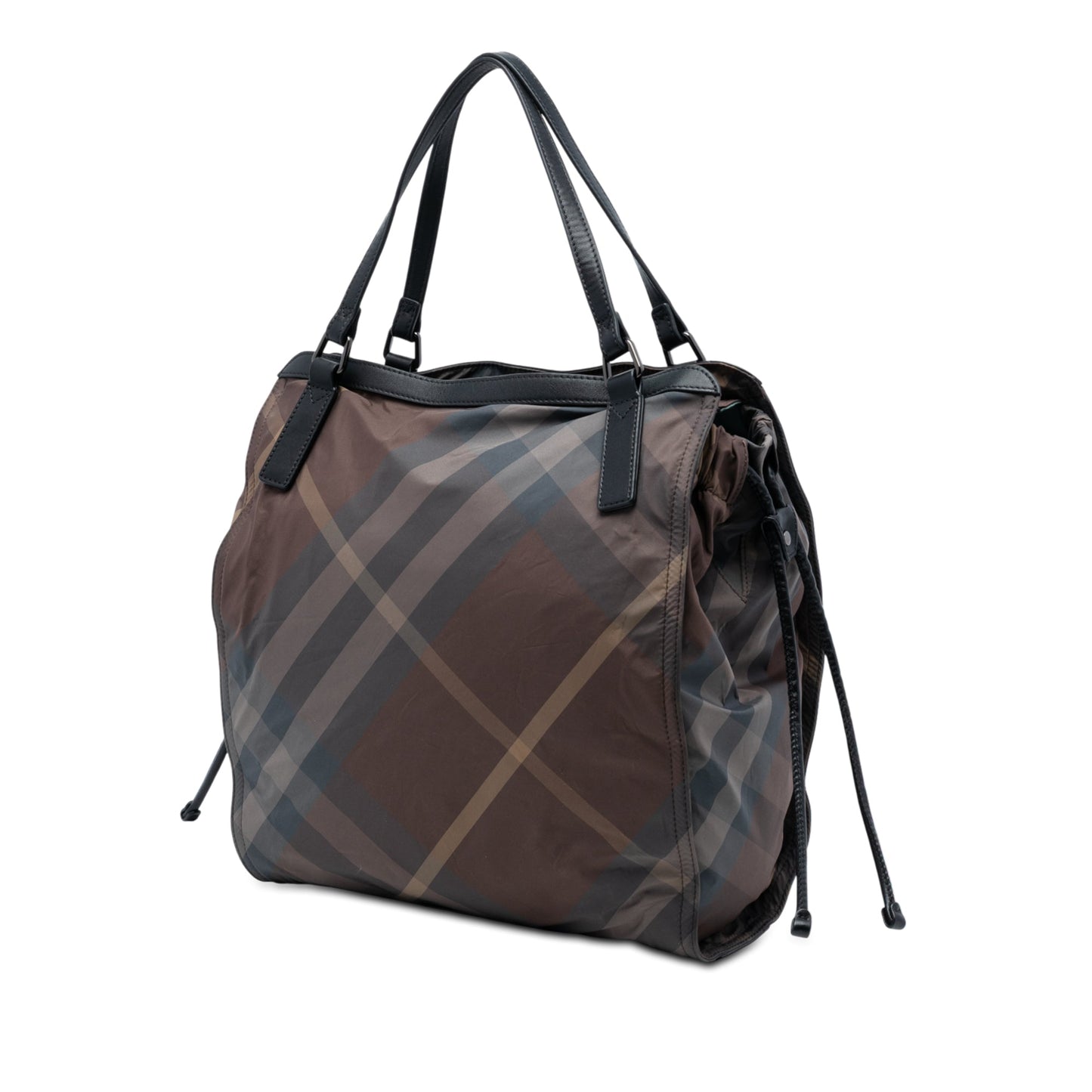 Burberry Supernova Check Nylon Buckleigh Tote