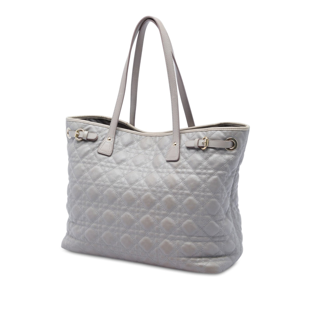 Dior Large Coated Canvas Cannage Panarea Tote