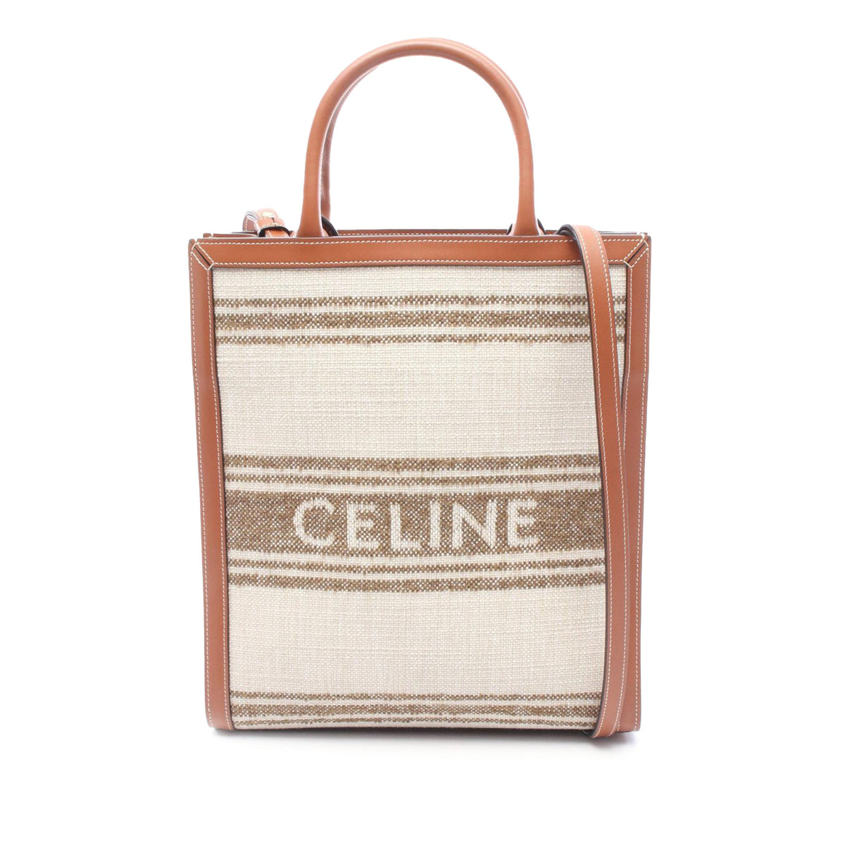 Celine Small Canvas Vertical Cabas Tote