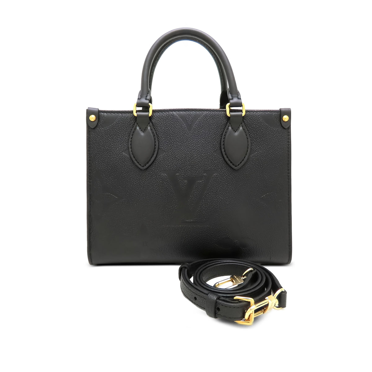 Louis Vuitton Monogram Empreinte Onthego PM — Black
