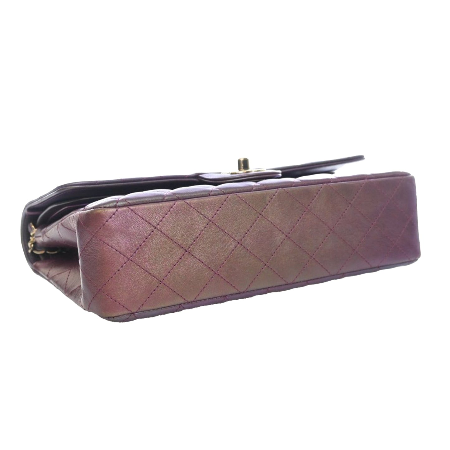 Chanel Medium Classic Iridescent Lambskin Double Flap