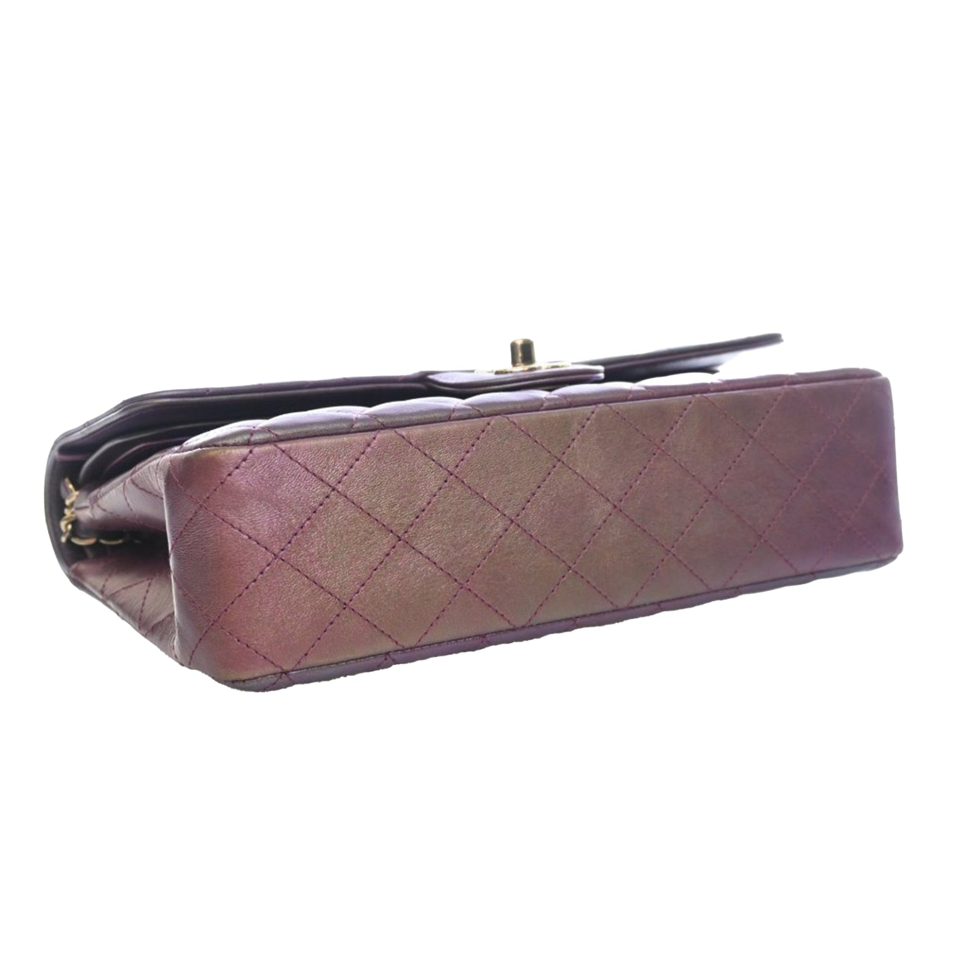 Chanel Medium Classic Iridescent Lambskin Double Flap