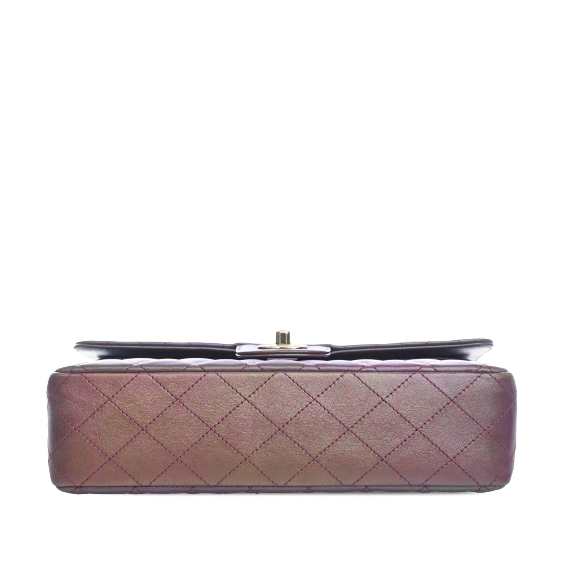 Chanel Medium Classic Iridescent Lambskin Double Flap
