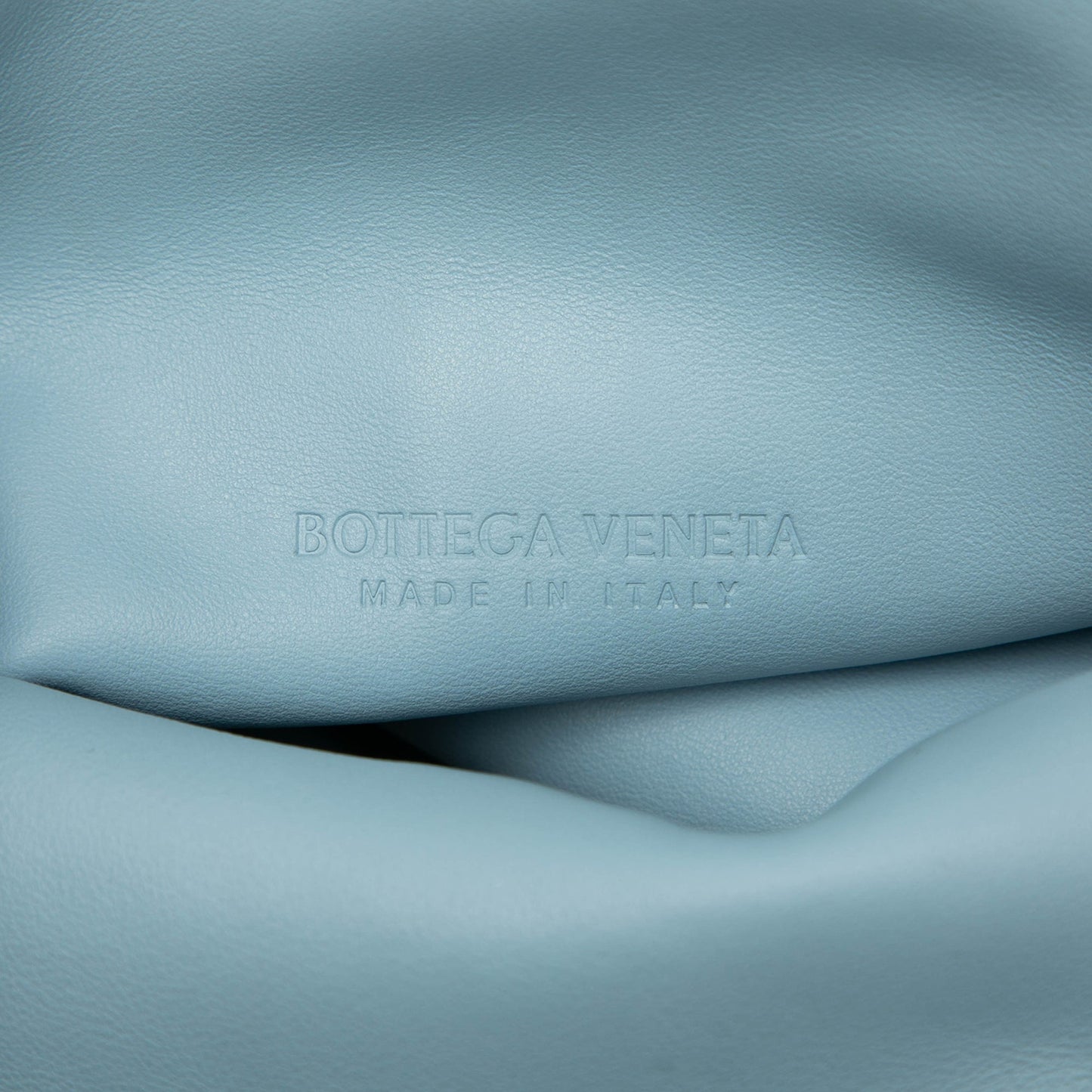 Bottega Veneta Leather BV Trine Angular Clutch