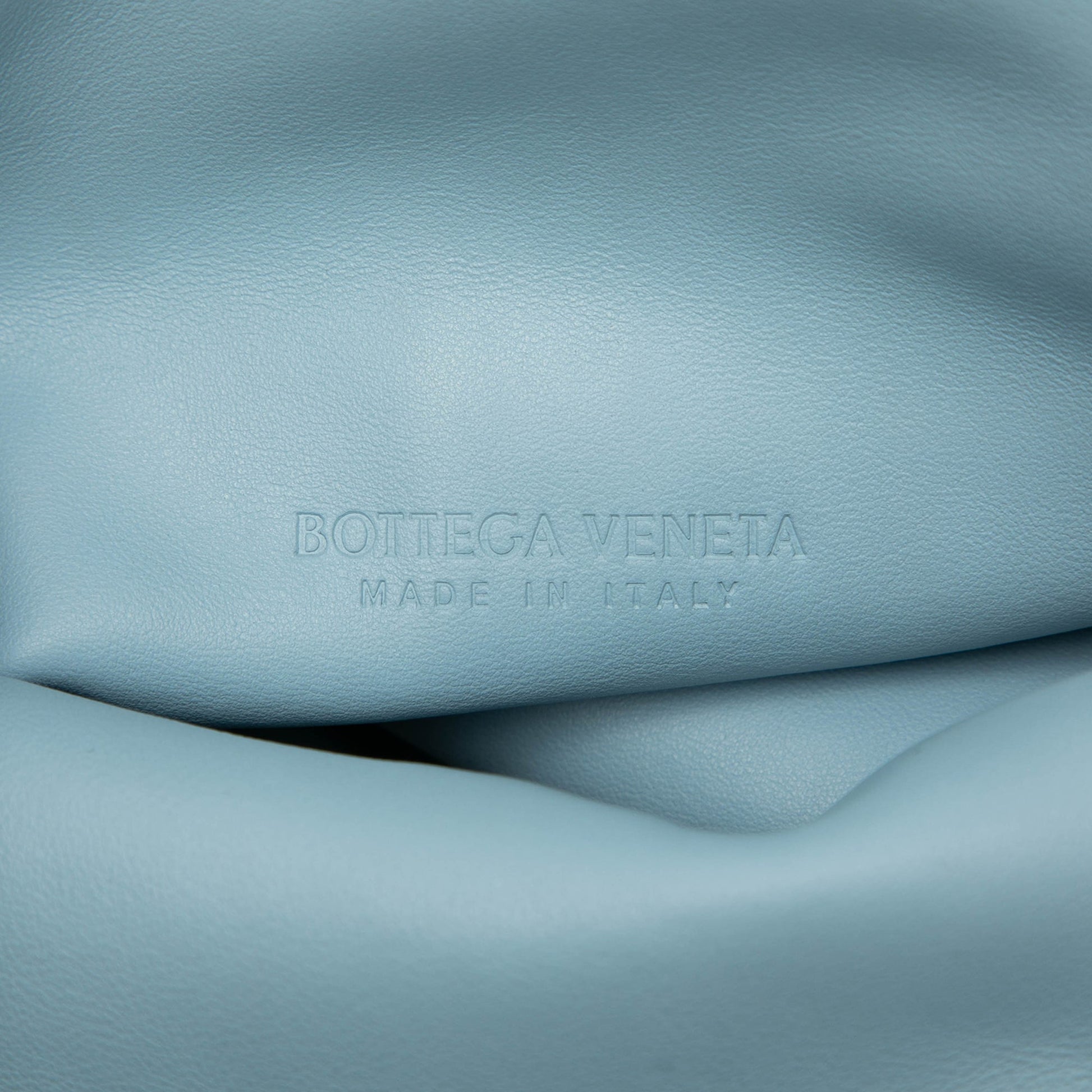 Bottega Veneta Leather BV Trine Angular Clutch