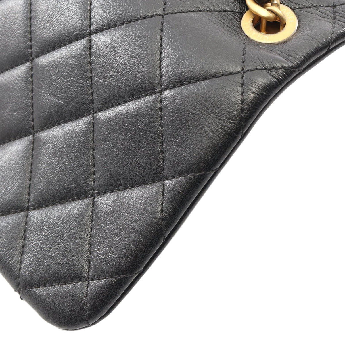 Chanel Quilted Lambskin Pearl Side Flap